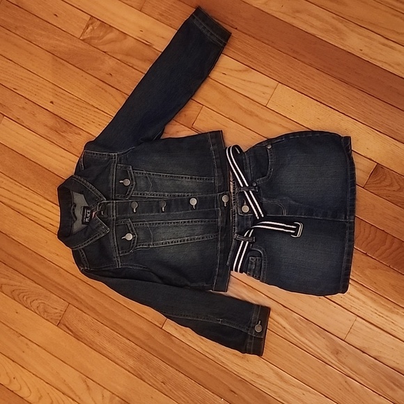 The Children's Place Other - Girls 5t denim jacket and skirt